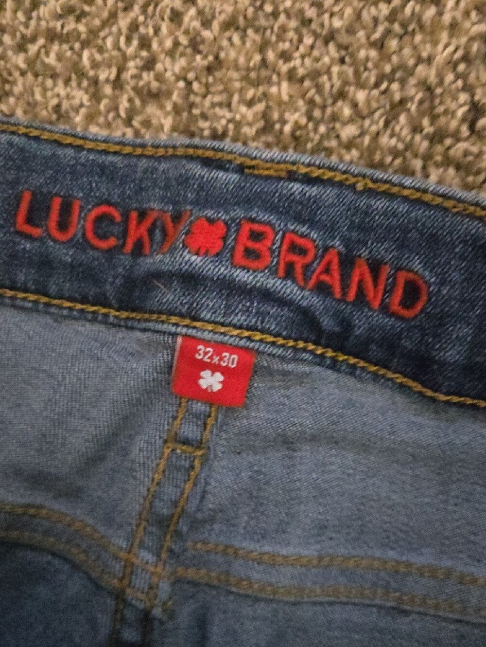 Lucky Brand Blue Straight-Leg Jeans - Picture 3 of 3